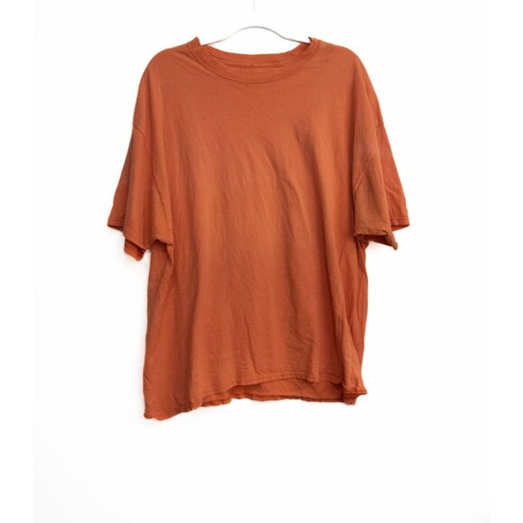 Vintage Oversized Rust Orange Unisex T-Shirt - Picture 1 of 8